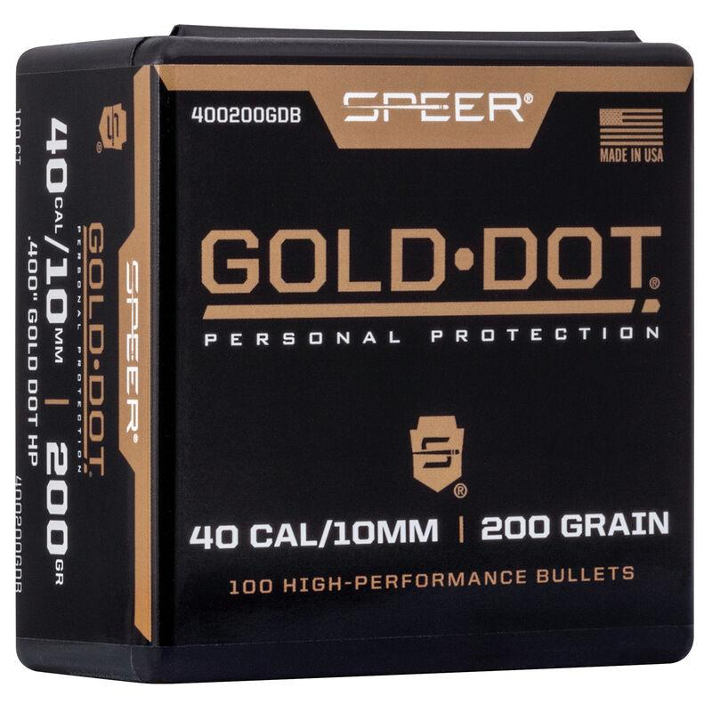 Federal 200GR Gold Dot 10MM Hollow Point 100 Pack