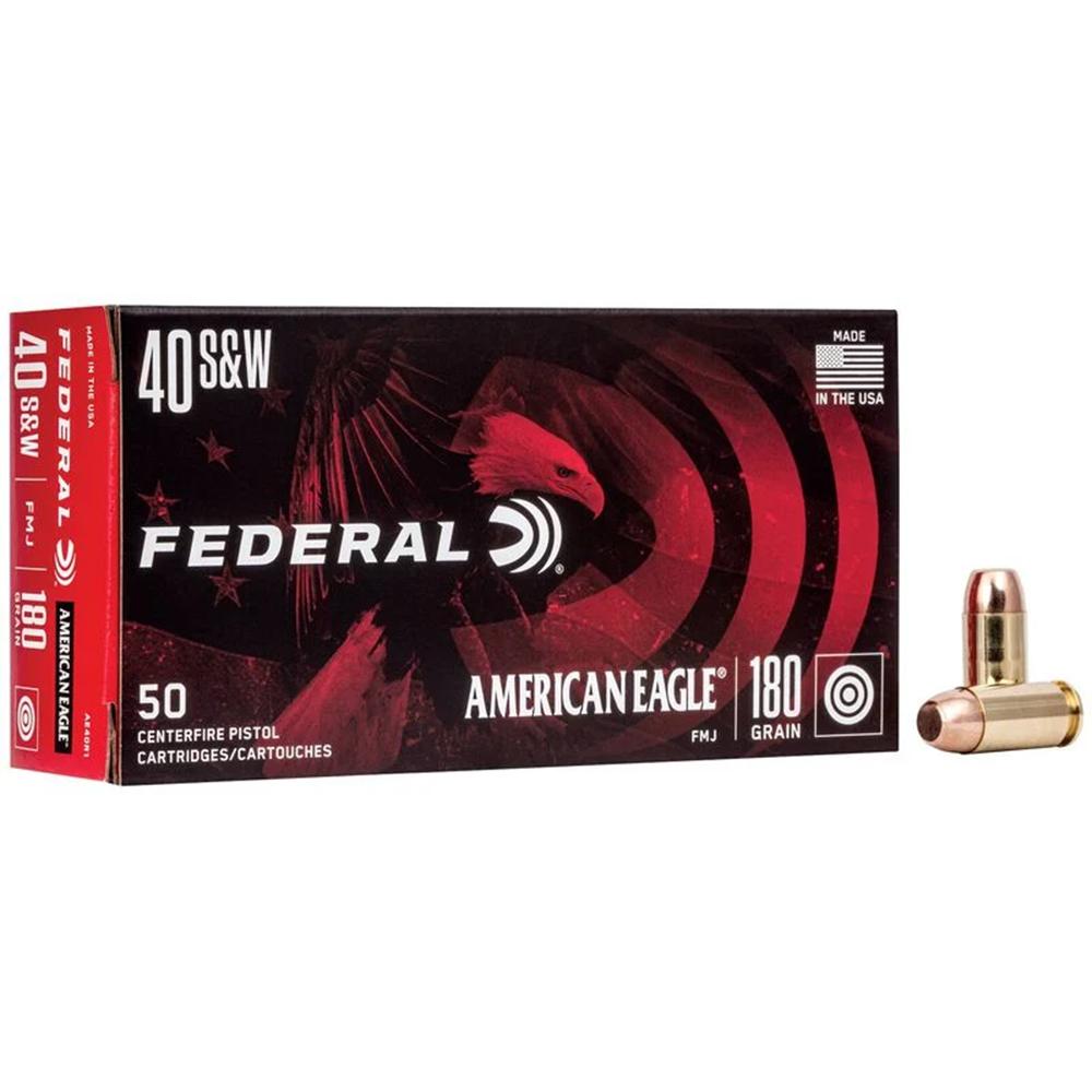 Federal 40 S&w 180GR Fmj Ammo 1000RD