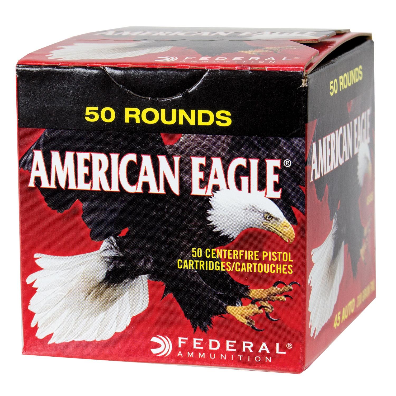 Federal American Eagle 45 Acp 230 Gr Fmj 50 Rd.