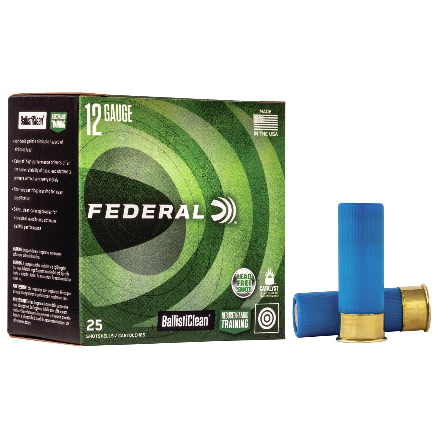Federal 12GA Frangible Slug Ammo 25RD