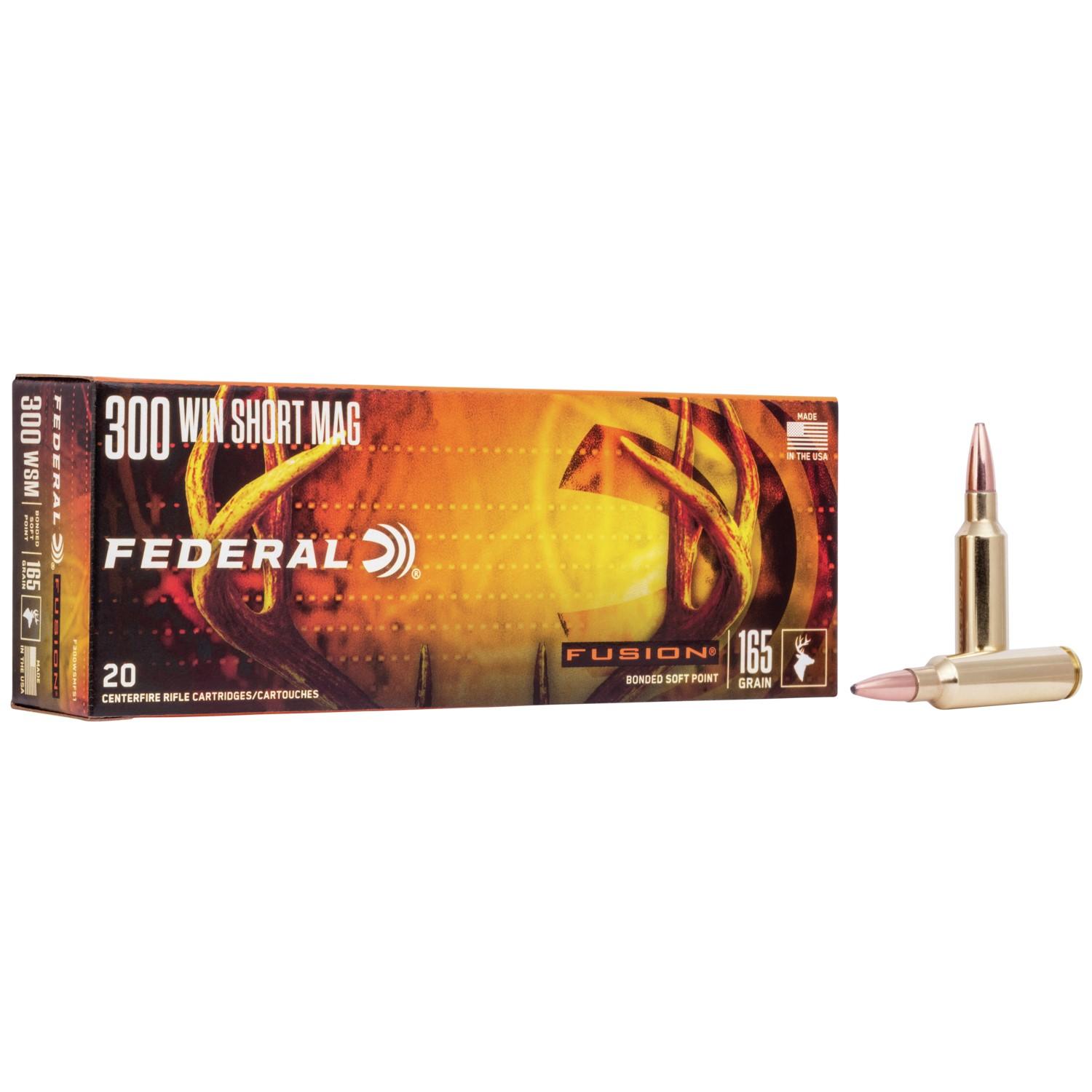 Federal Fusion 300 Wsm 165GR 20RD