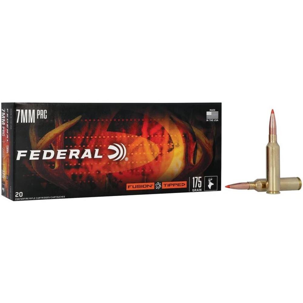 Federal Fusion Rifle Ammo 7MM Prc 175GR Tipped 20RD Box