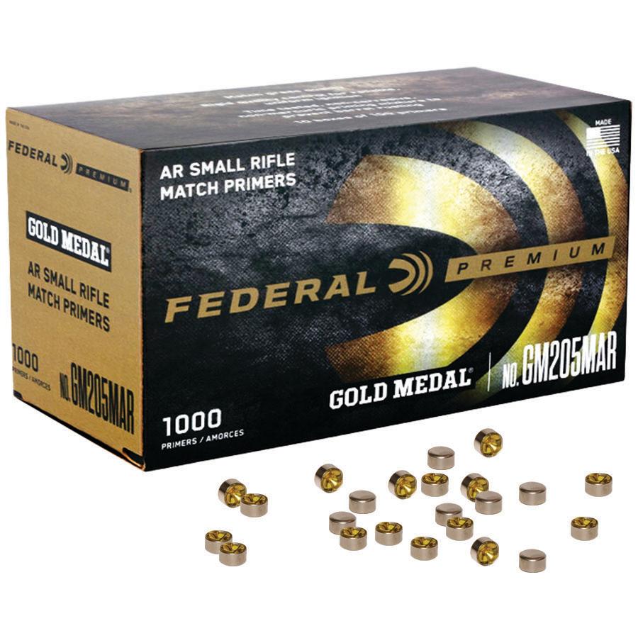Federal Premium Gold Medal Small Rifle Primer 1000 Count