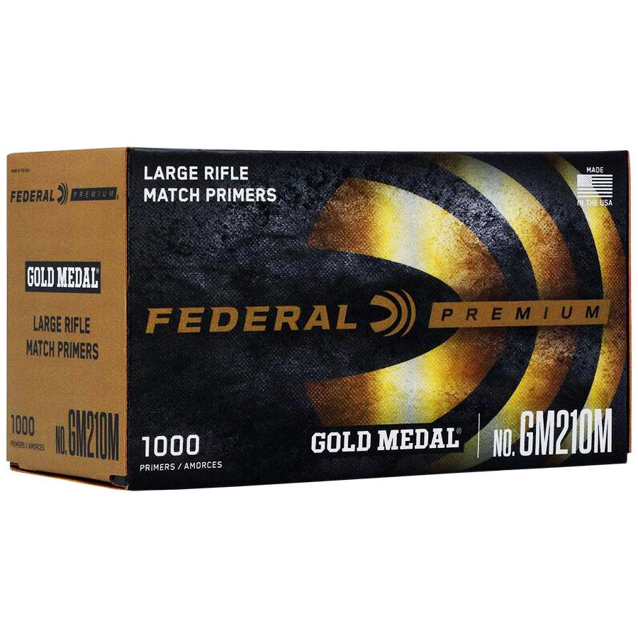 Federal Gold Medal Match Primer 210M Large Rifle 1000CT