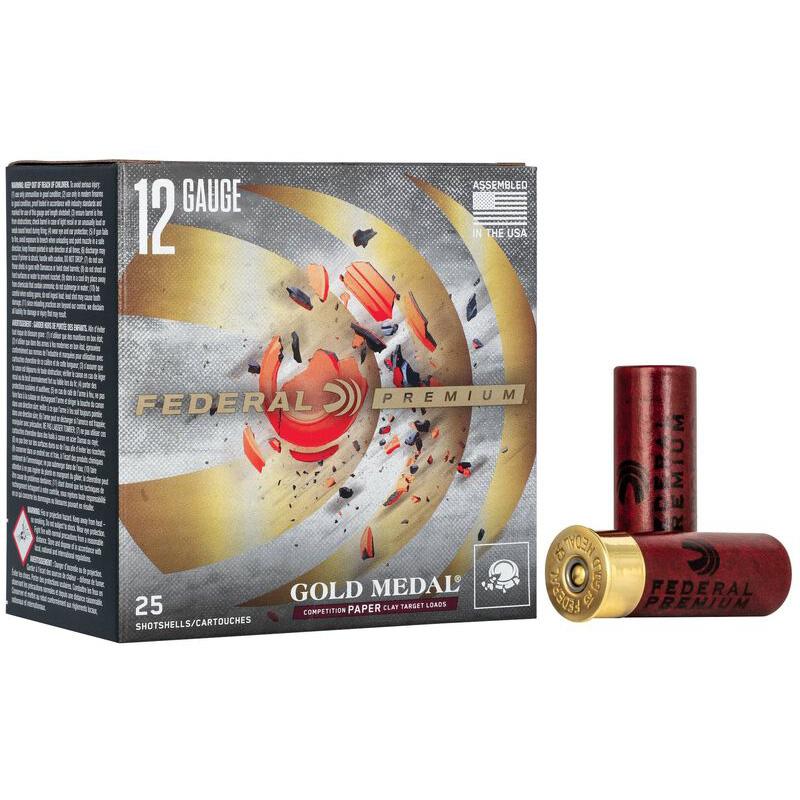 Federal Premium Gold Medal 12GA 2.75 1 Oz 7.5 Shot 25RD