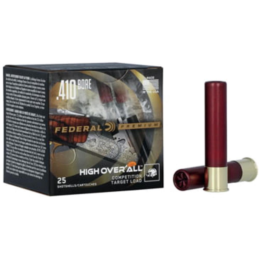 Federal Premium High Over All 410 Ga. 2 1/2 In. 1/2 Oz. 25 Rd.