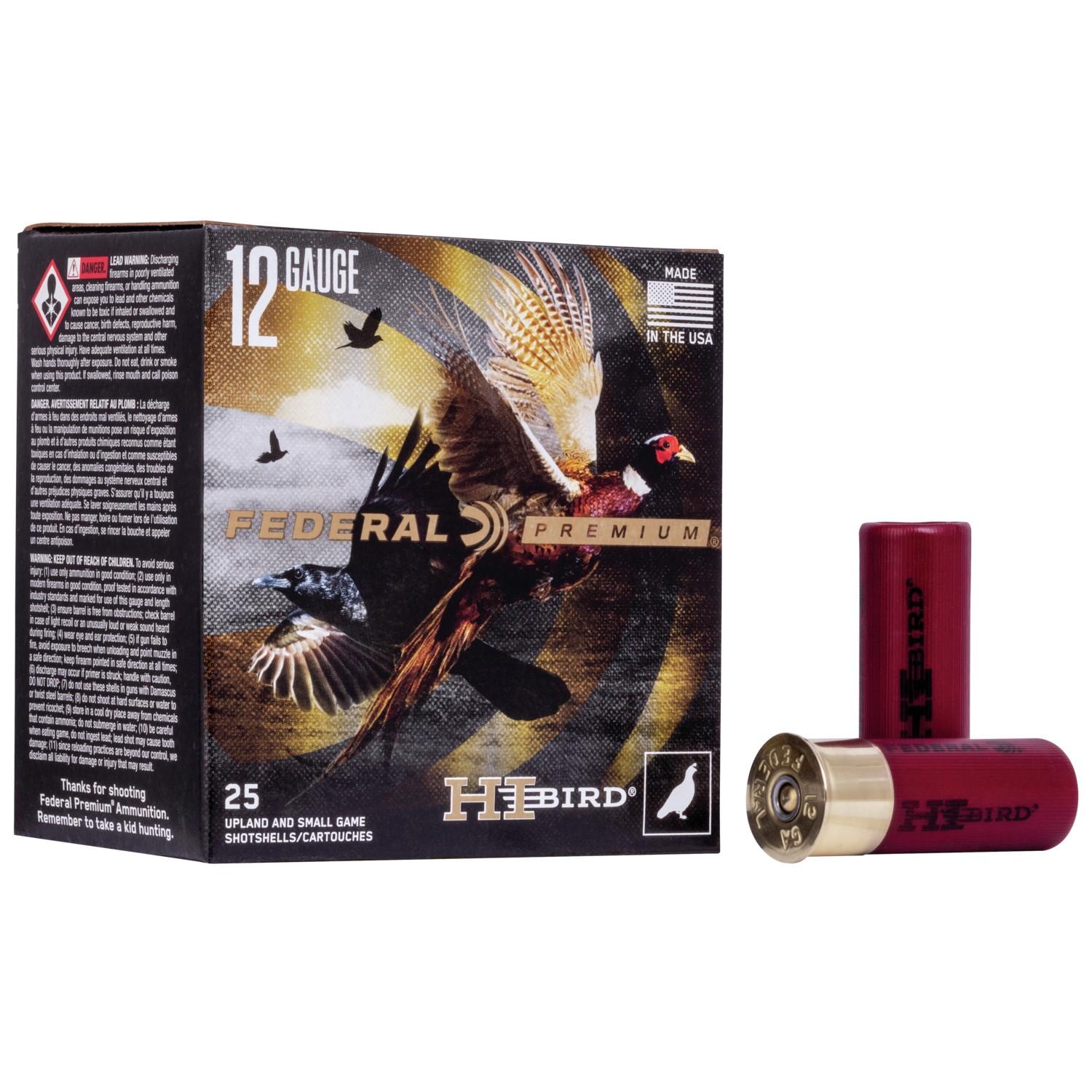 Federal Premium Hi-bird Upland 12GA 2 3/4 1 1/4OZ 6 Shot 25RD