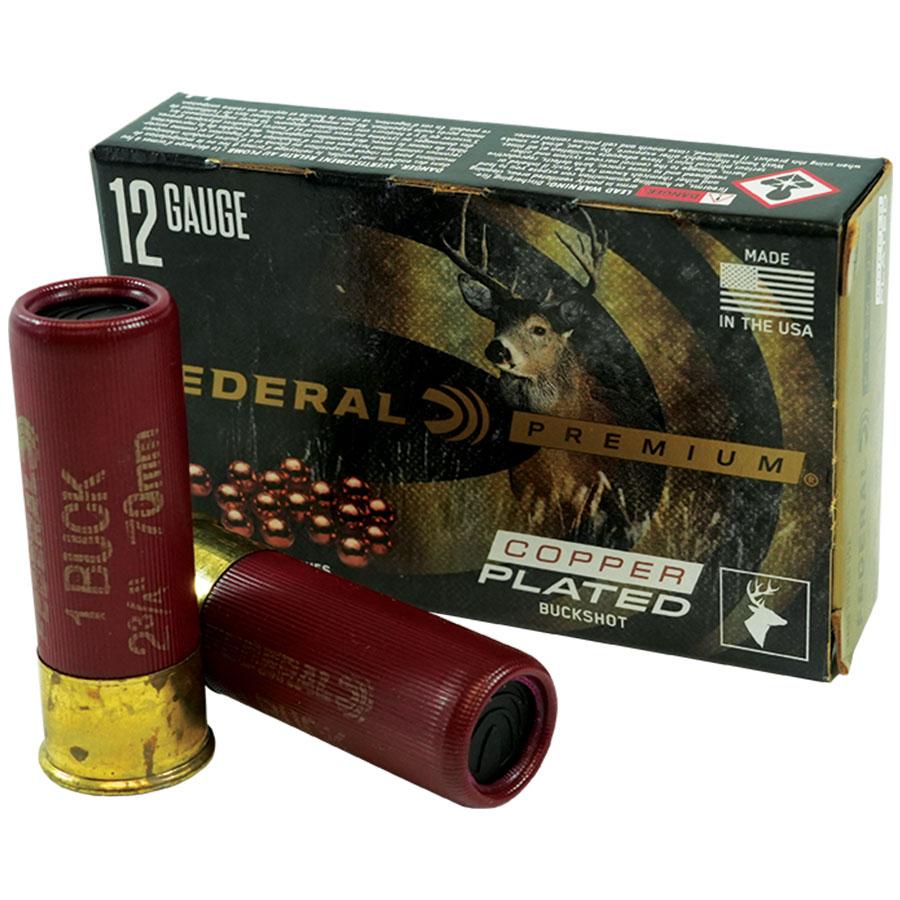 Federal Premium Vital-shok 12GA 2-3/4 1 Buckshot 16 Pellets 5RD