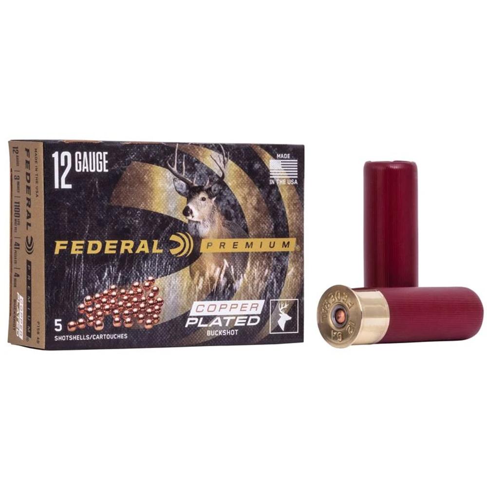 Federal Premium Vital Shok 12GA 3 4 Buck 5RD