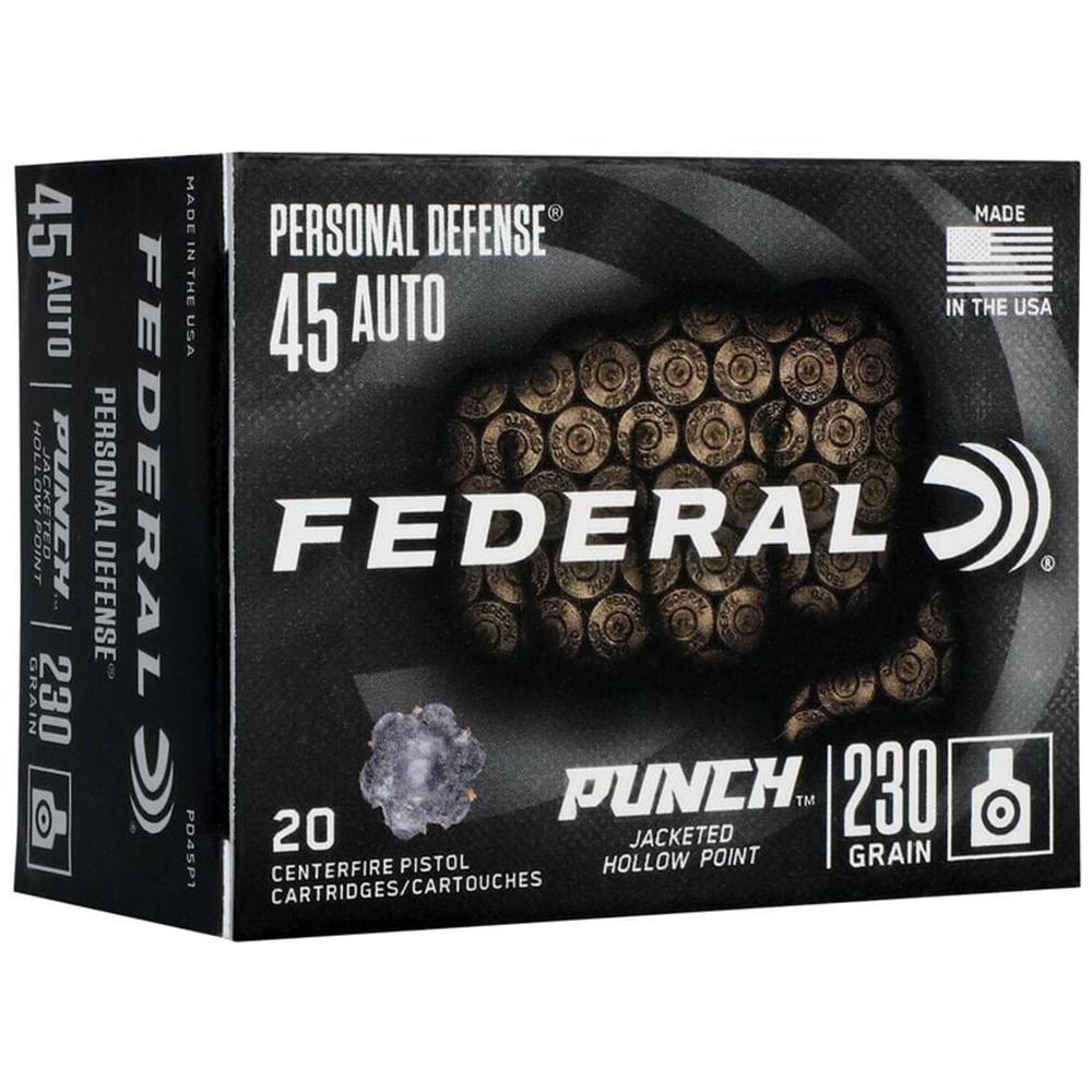 Federal Premium Punch 45 Acp 230GR Jhp 20RD