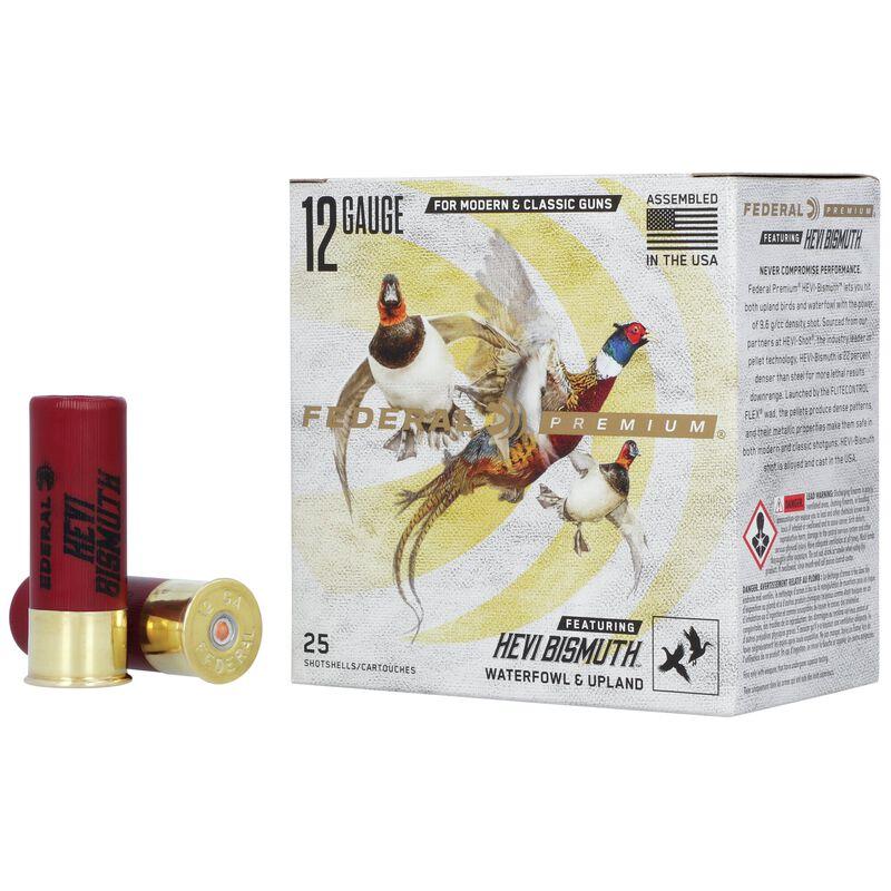 Federal Hevi-bismuth 12GA 2.75 1 1/4OZ 5 Shot Ammo 25RD