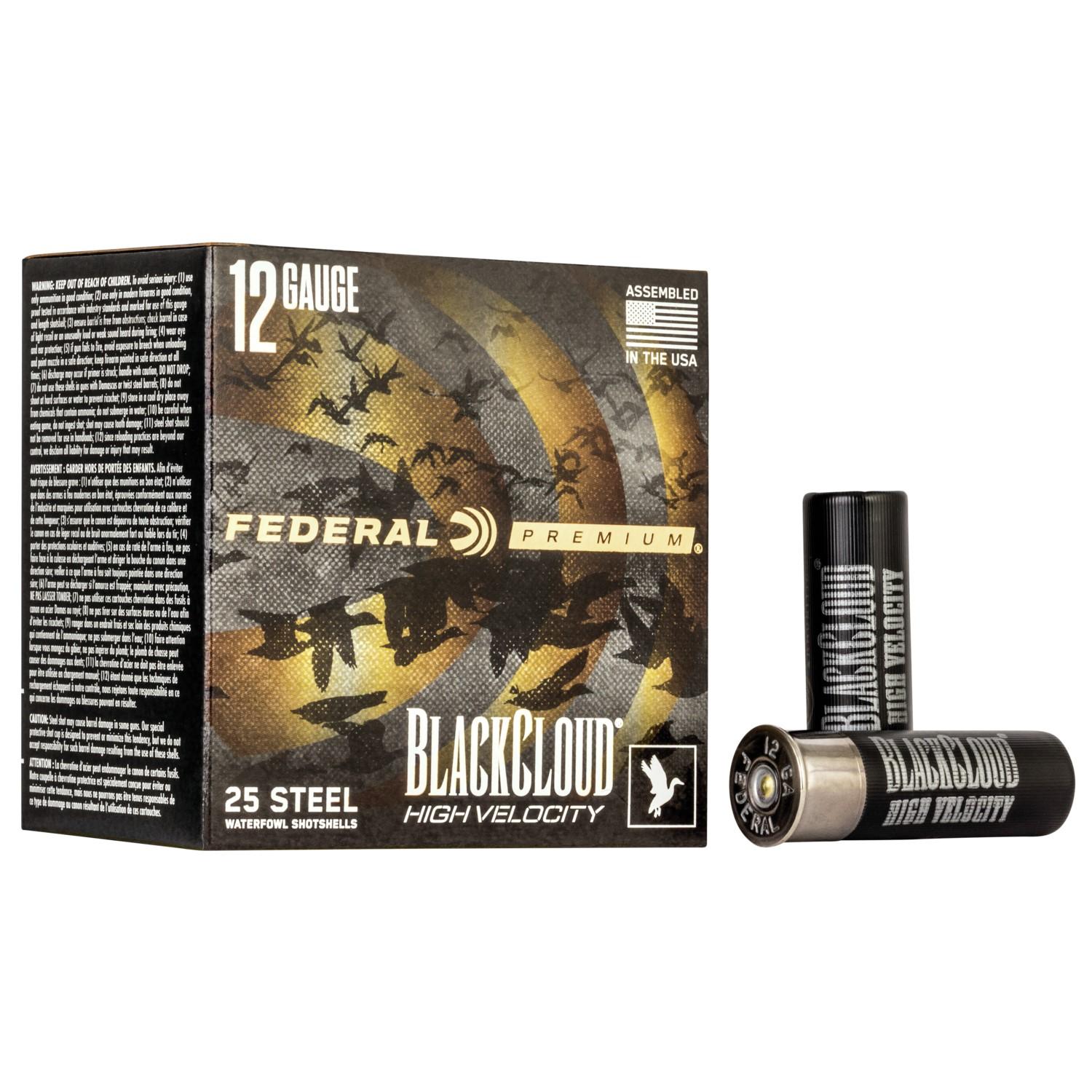 Federal Premium Black Cloud 12GA 3 1 1/8 Oz 3 Shot Ammo 25 Rd.