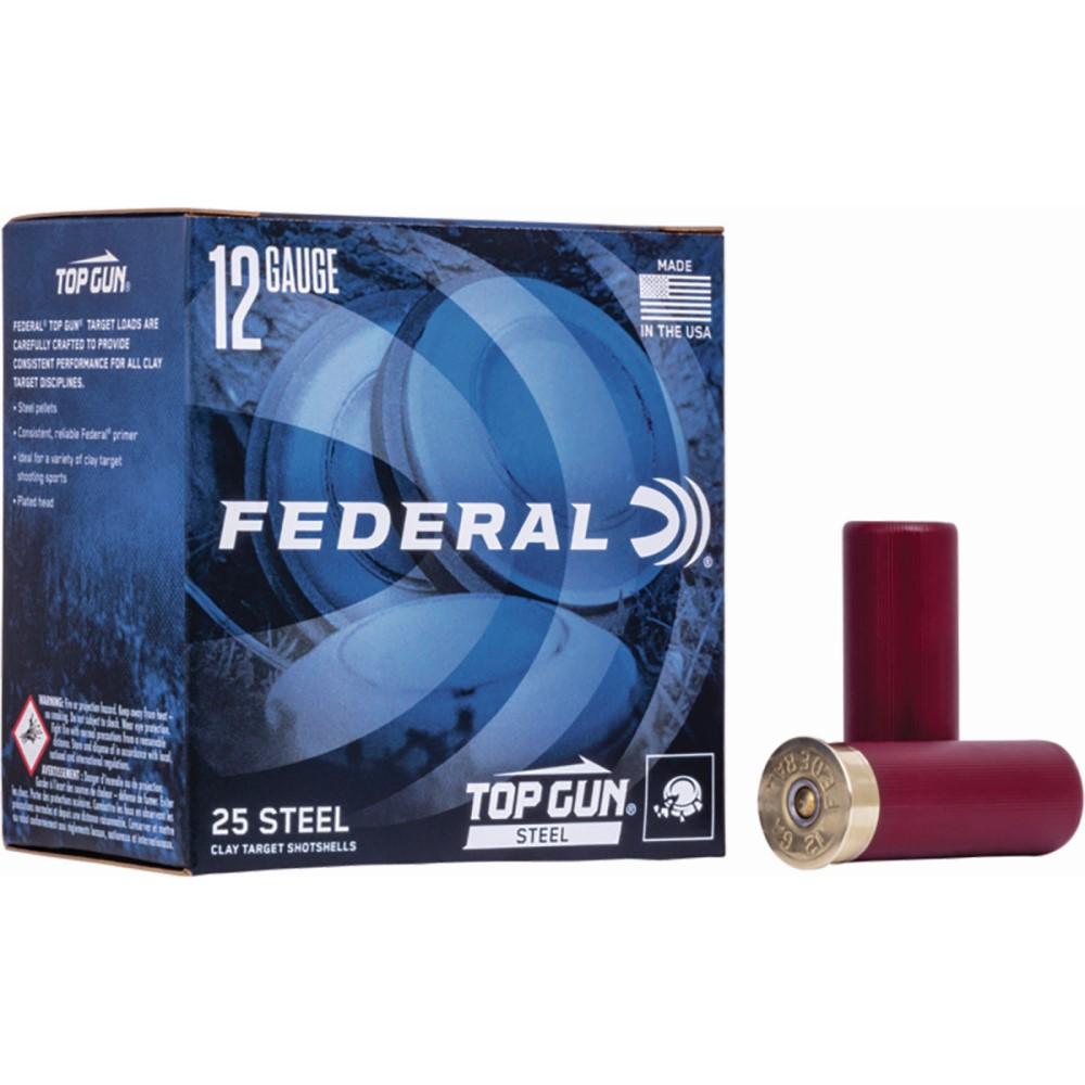 Federal Top Gun Steel 12GA 2-3/4 1-1/8OZ 7 Shot Ammo 25RD