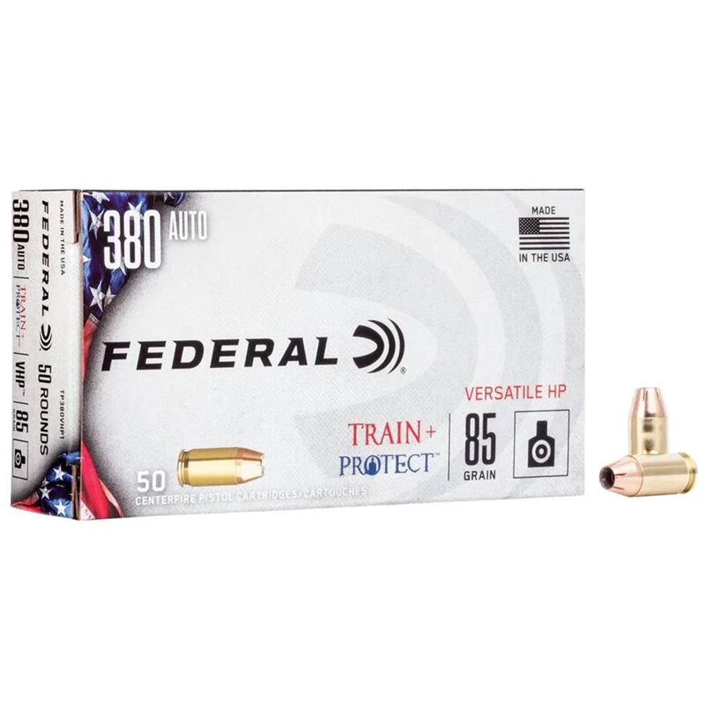 Federal Train + Protect 380 Auto 85GR Jhp 50RD