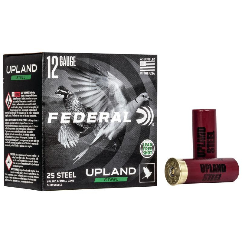 Federal Upland Steel 12GA 2-3/4 1 Oz 6 Ammo 25RD