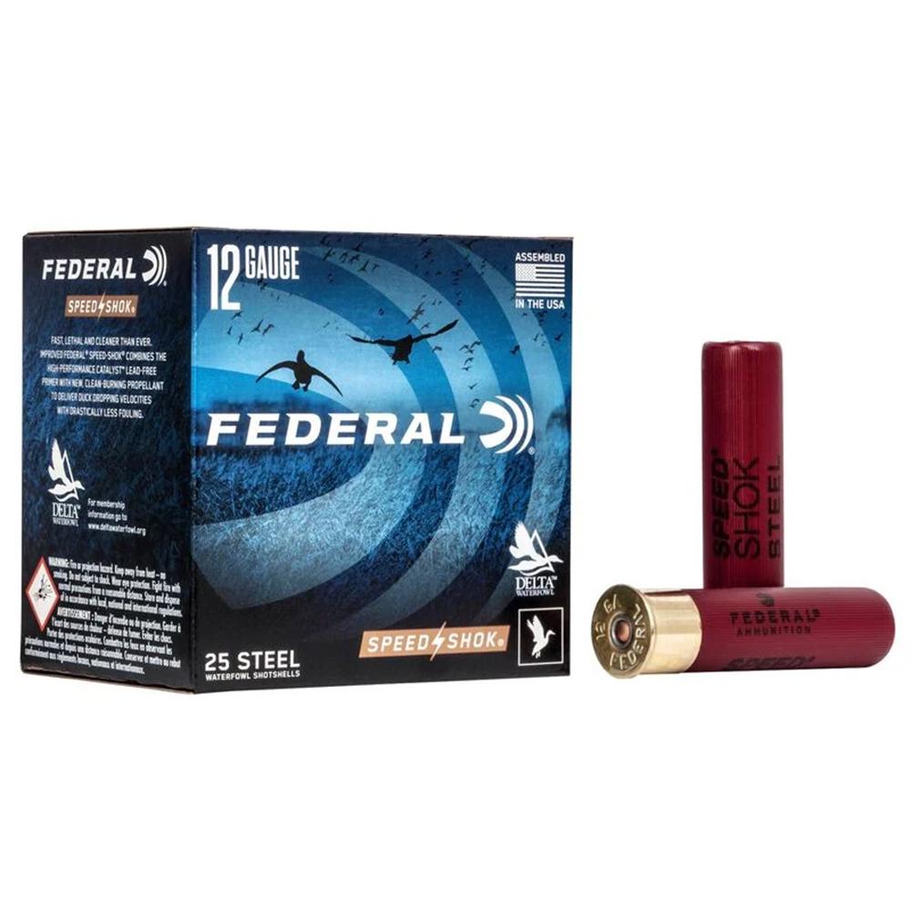 Federal Speed-shok 12GA 3.5 1 3/8OZ 3 Shot 25RD