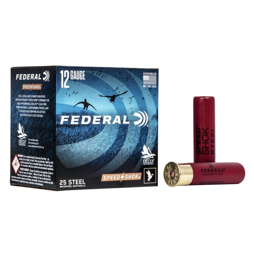 Federal Speed-shok 12GA 3-1/2 1-3/8 Oz Bbb Ammo 25RD