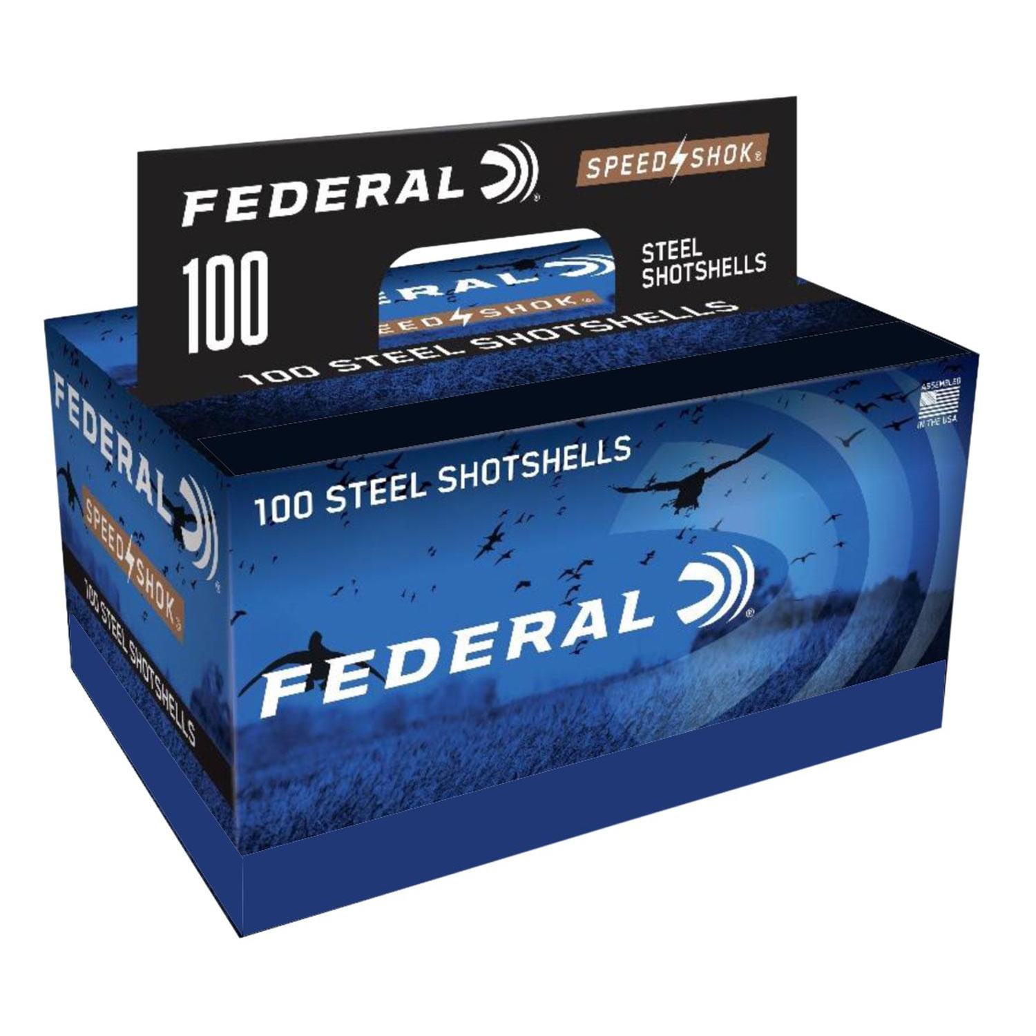 Federal Speed-shok High Velocity Steel 12GA 3 1 1/4OZ 4 Ammo 100RD