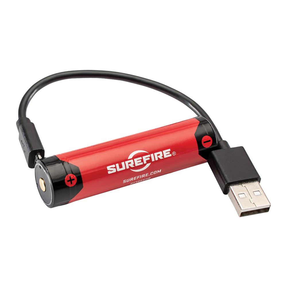 Surefire SF18650B 3.6V 3500MAH Micro-usb Rechargeable Lithium Battery