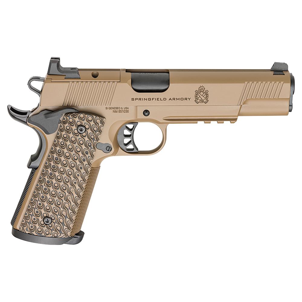 Springfield 1911 Trp Aos 9MM 5 9RD Coyote Brown