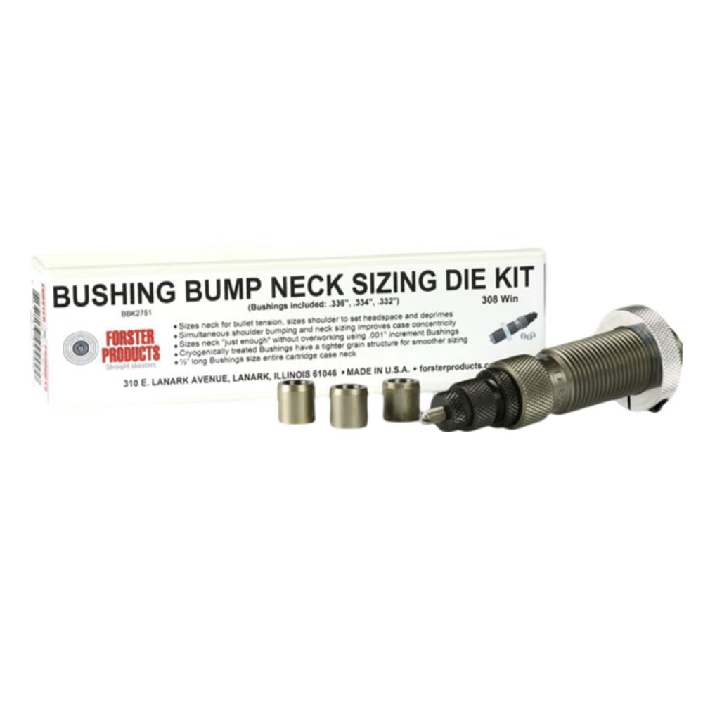 Forster Bushing Bump Neck Sizing Die Kit 6.5 Prc