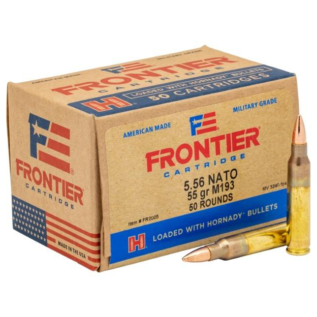 Hornady Frontier 5.56 Nato 55 Gr Fmj 50 Rd