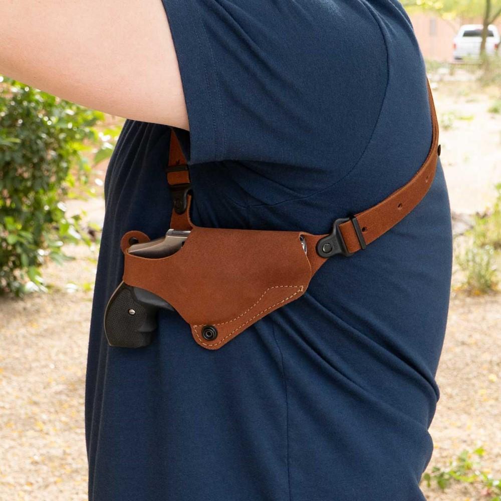 Galco Classic Lite 2.0 Shoulder System for S&w J Frame Tan - Image 3