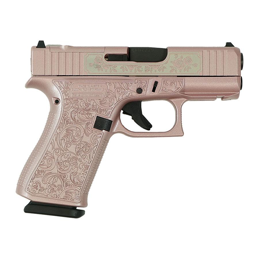 Glock 43X Mos 9MM 10+1 Rose Gold Custom