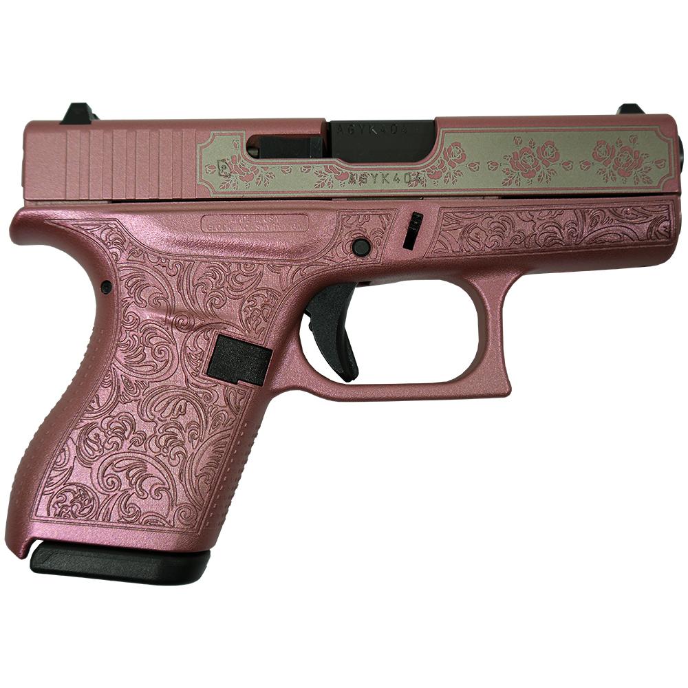 Glock G42 .380ACP 6-ROUND Pistol With Custom Engraving
