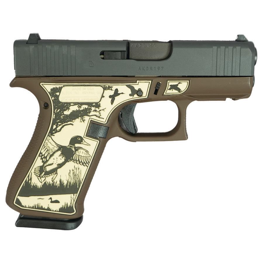 Glock 43X 9MM 10-ROUND Semi-auto Handgun - Mallard Brown