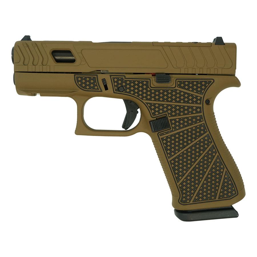 Glock 43X 9MM 10+1 With Custom Jimbo Ripple Stipple - Image 2