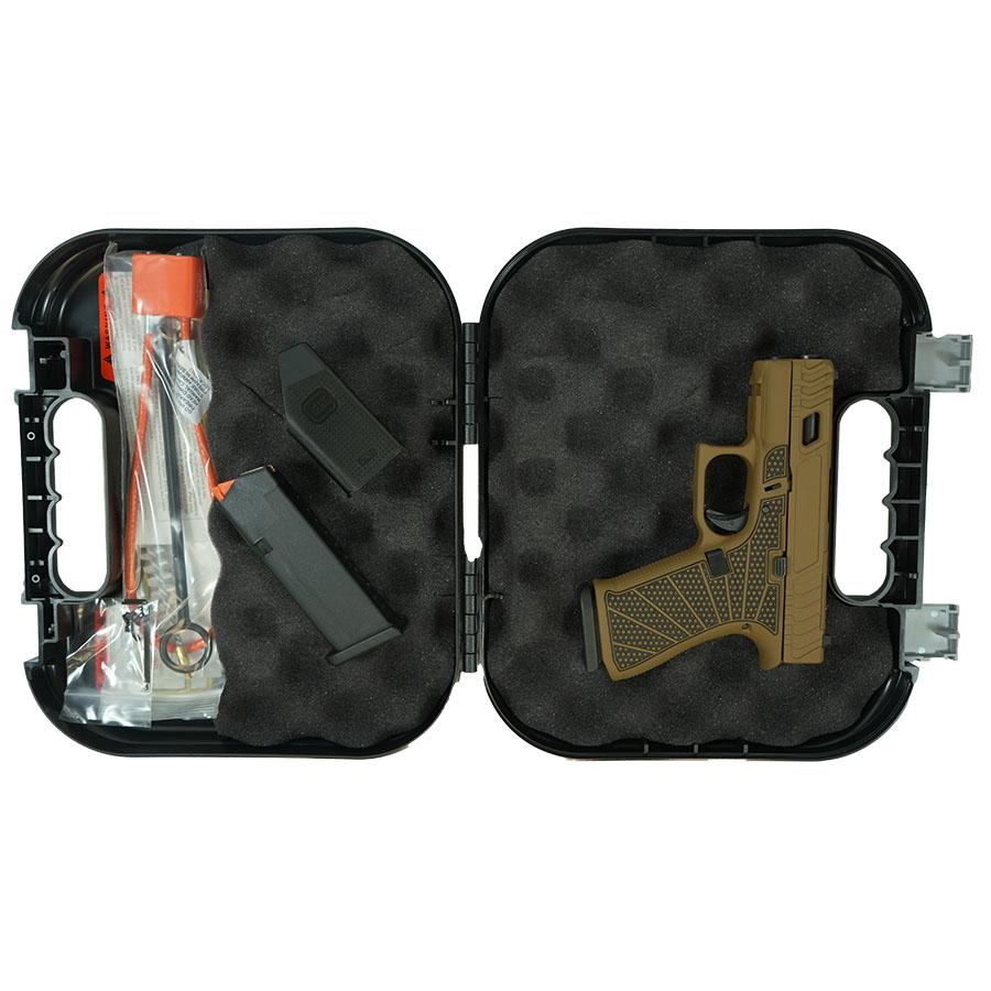Glock 43X 9MM 10+1 With Custom Jimbo Ripple Stipple - Image 5
