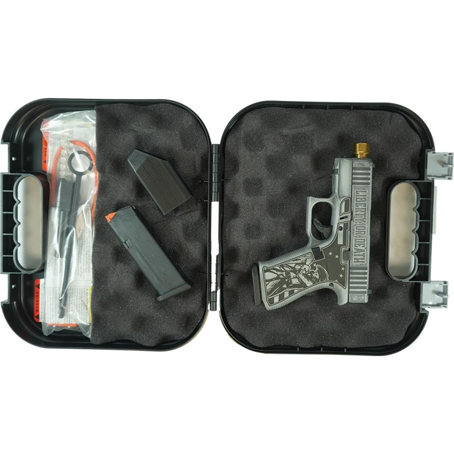 Glock 43X 9MM 10+1 Gold Barrel Liberty or Death - Image 5