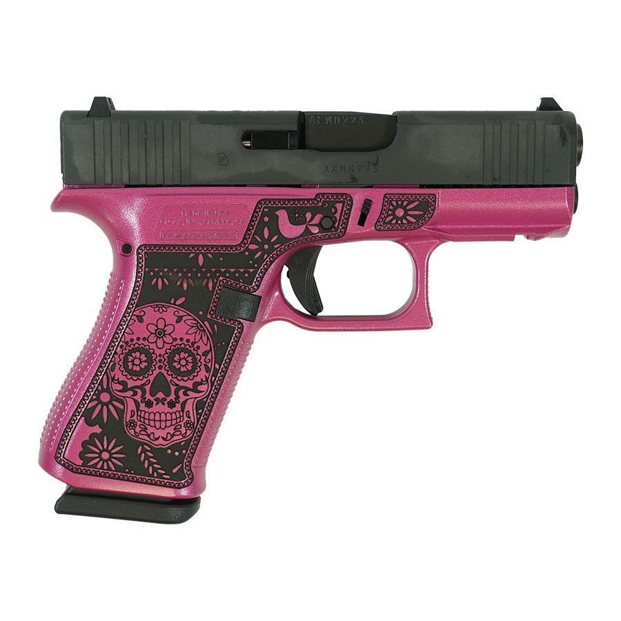Glock 43X 9MM 10+1 Sugar Skull Pink Medusa