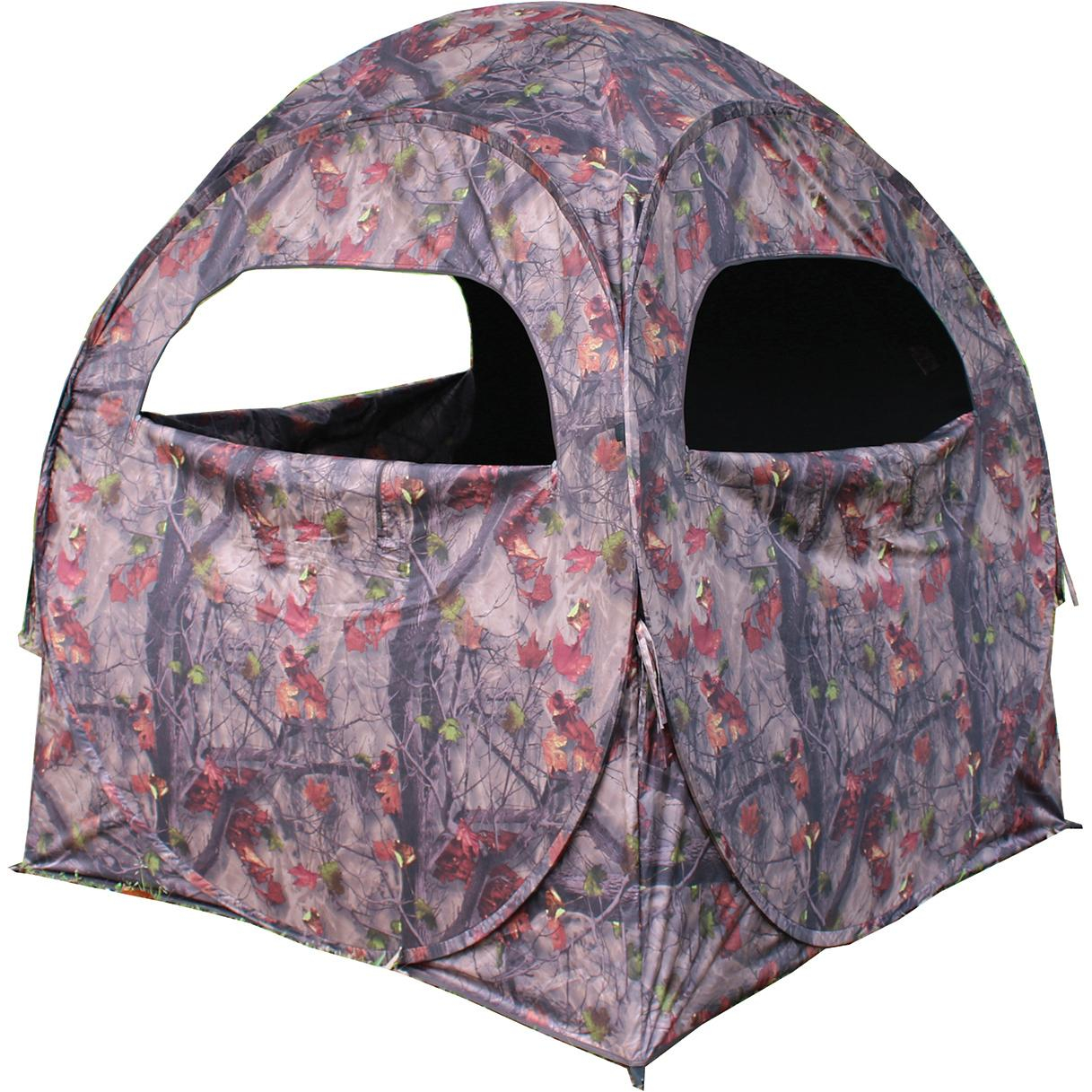 Hme Spring Steel 75 Ground Blind Camo