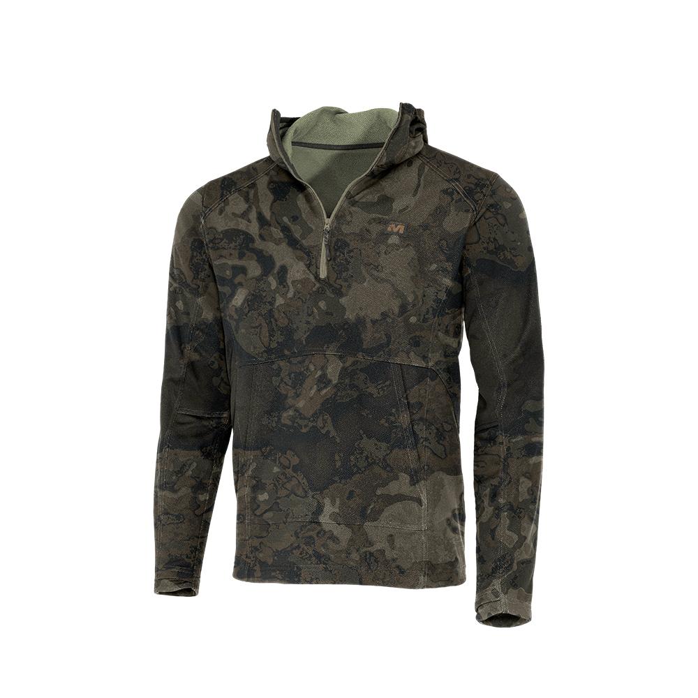 DV8 Quest Midweight Quarter Zip Hoodie Veil Canyon Grey Xl