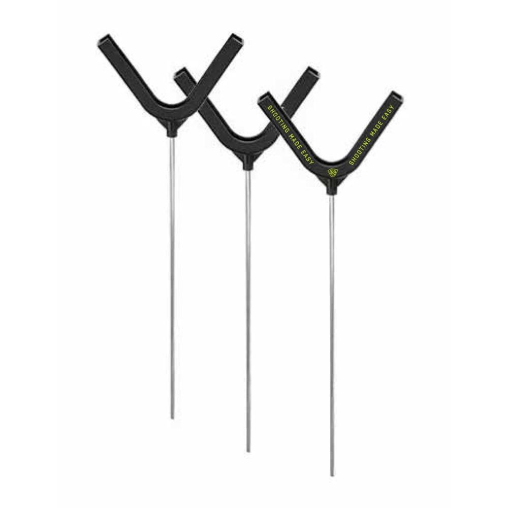 Sme Clay Target Holder - Black Polymer, 3 Pack