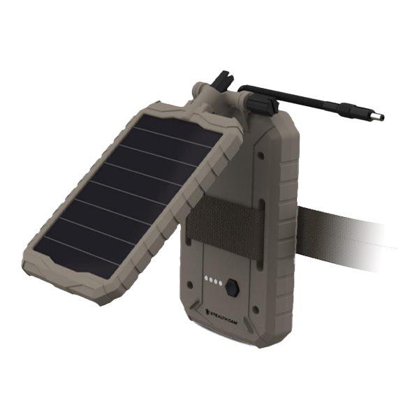 Stealth Cam Solar Power Panel 3000MAH With 10FT Cable