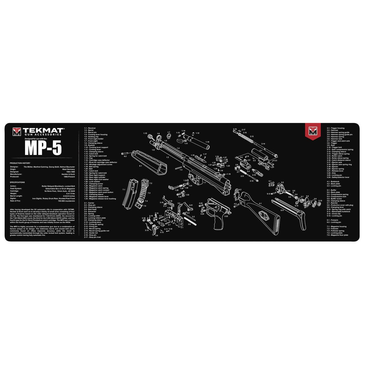 Tekmat MP5 Cleaning Mat 12 X 36
