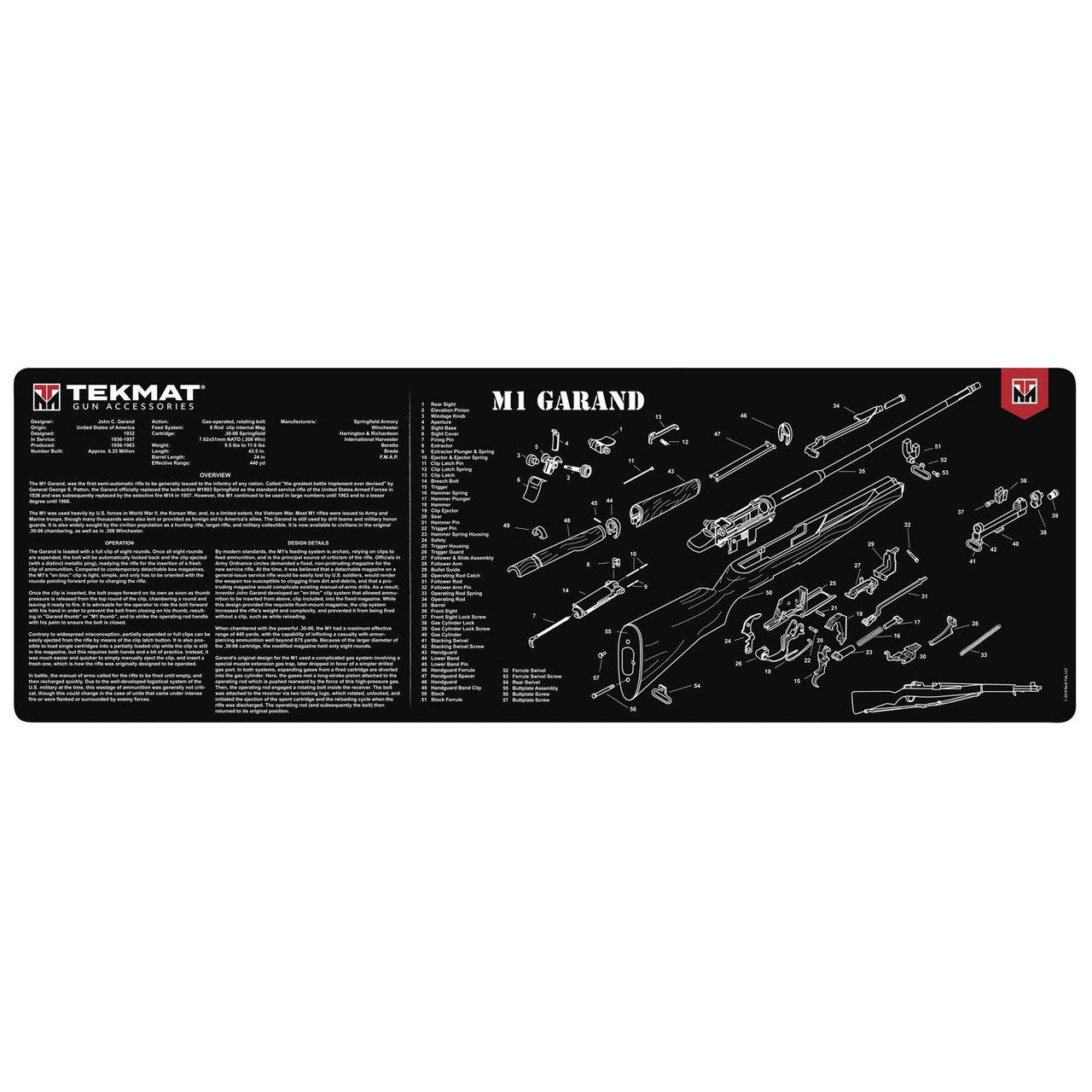 Tekmat M1 Garand Gun Cleaning Mat 12 X 36