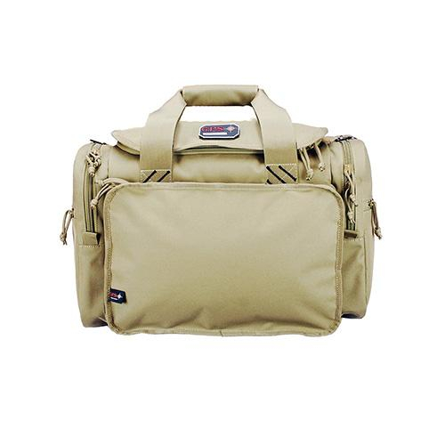Large Range Bag W/lift Ports & 4 Ammo Dump Cups Tan