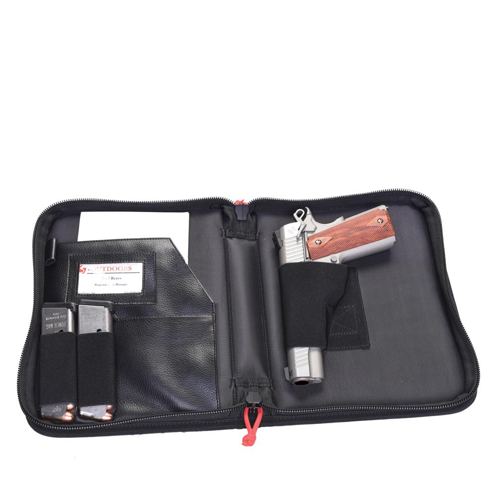 Gps Small Day Planner With Pistol Storage - Black