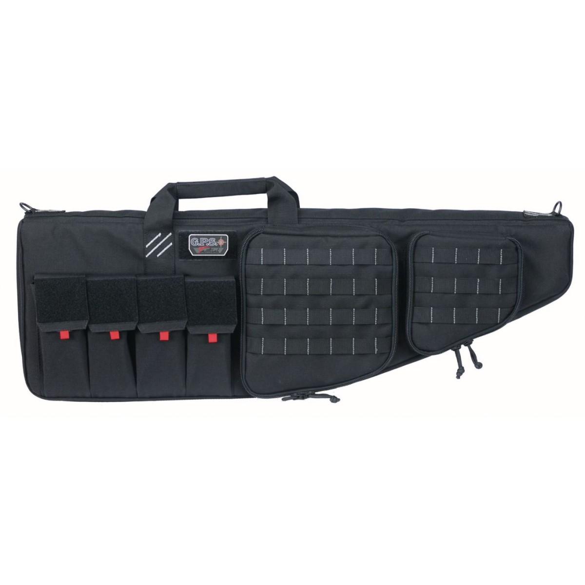 Gps Tactical Ar Case 32 With Handgun Pocket - Black