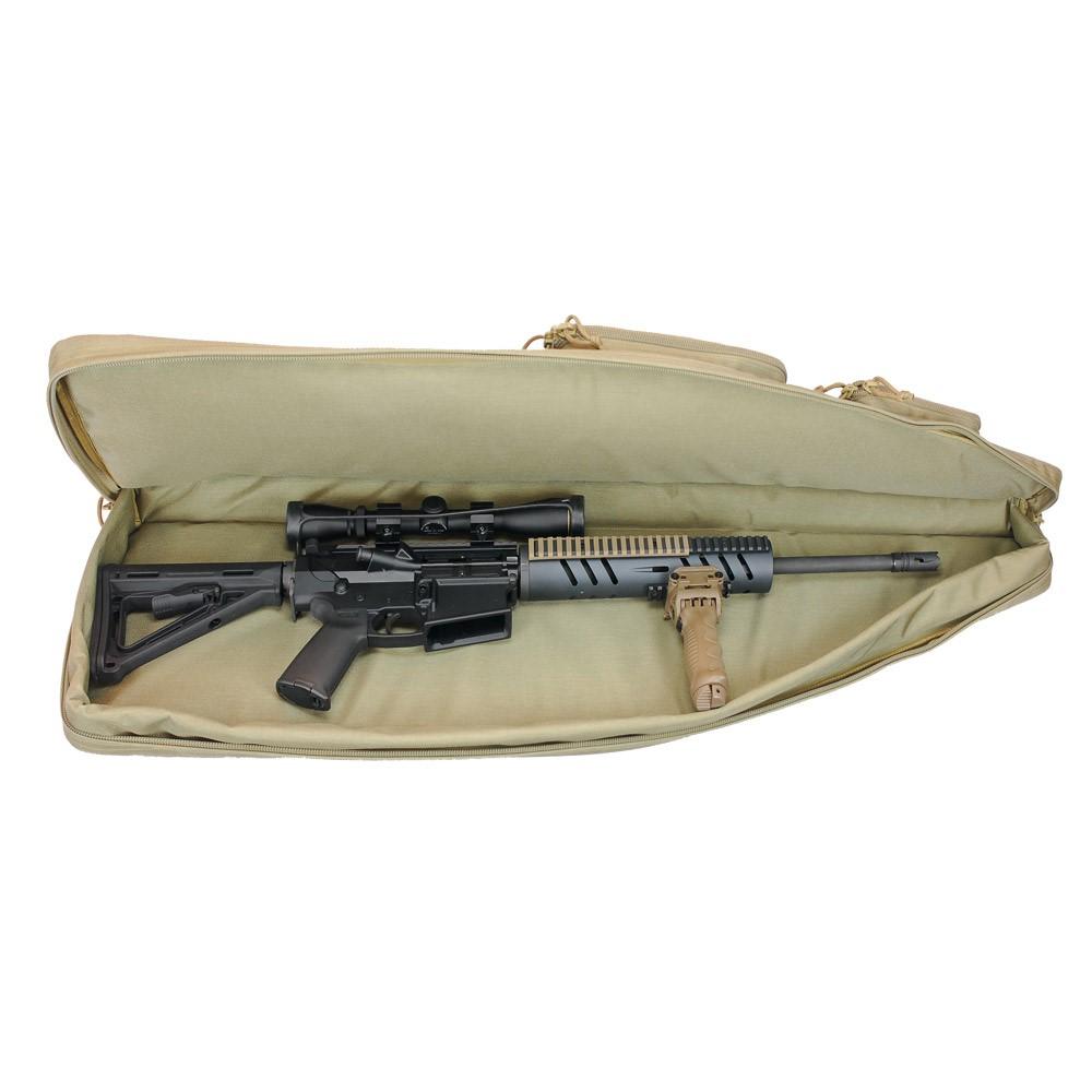 Gps Tactical Ar Case 42 Black With Handgun Holder