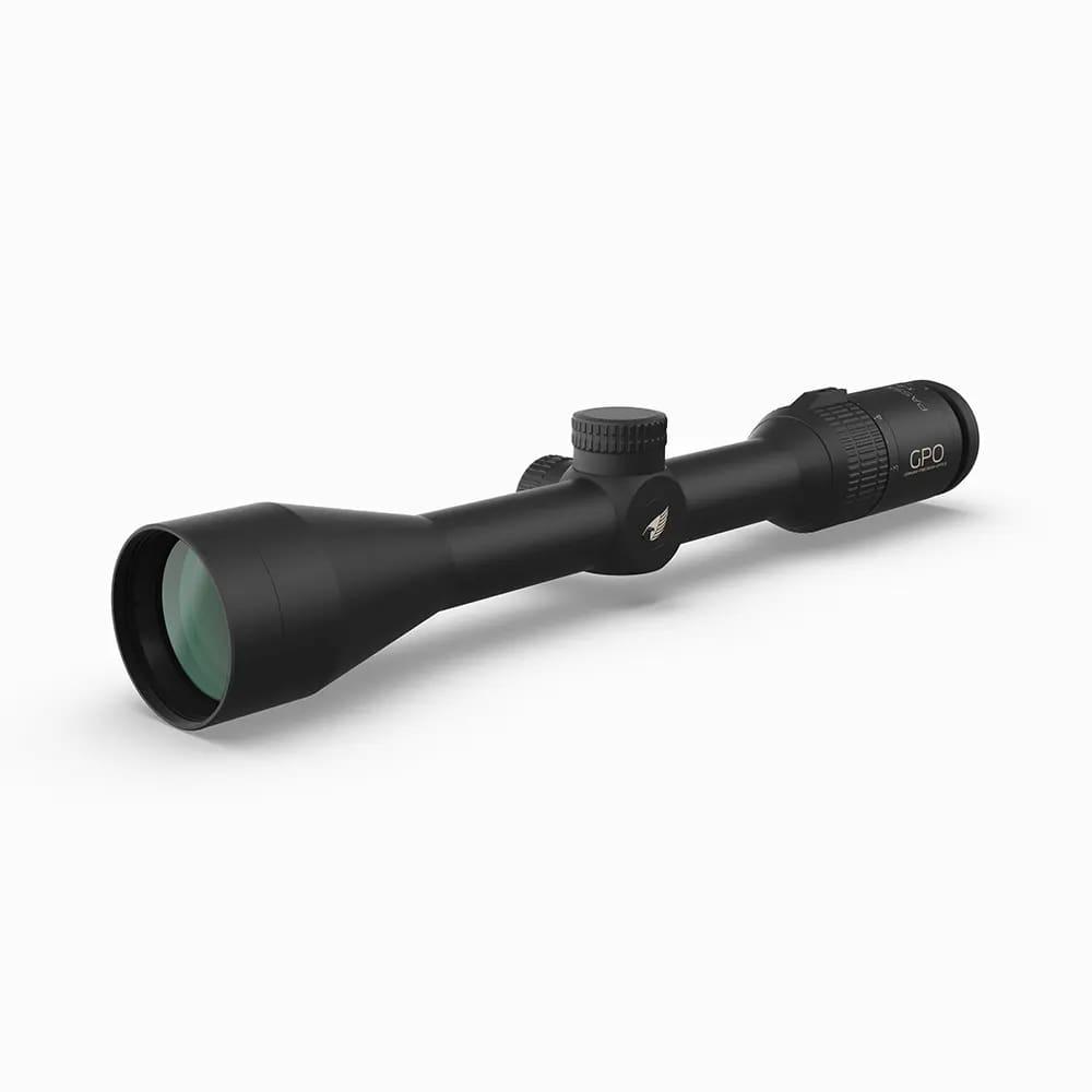 Gpo Passion 3X Riflescope 3-9X42 Plex With Custom Turret Rings