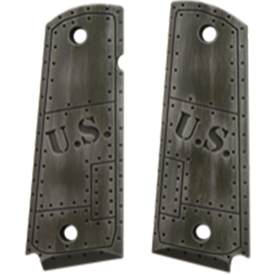 Govt. Model Aluminum 1911 Grip - Slight Green Tint