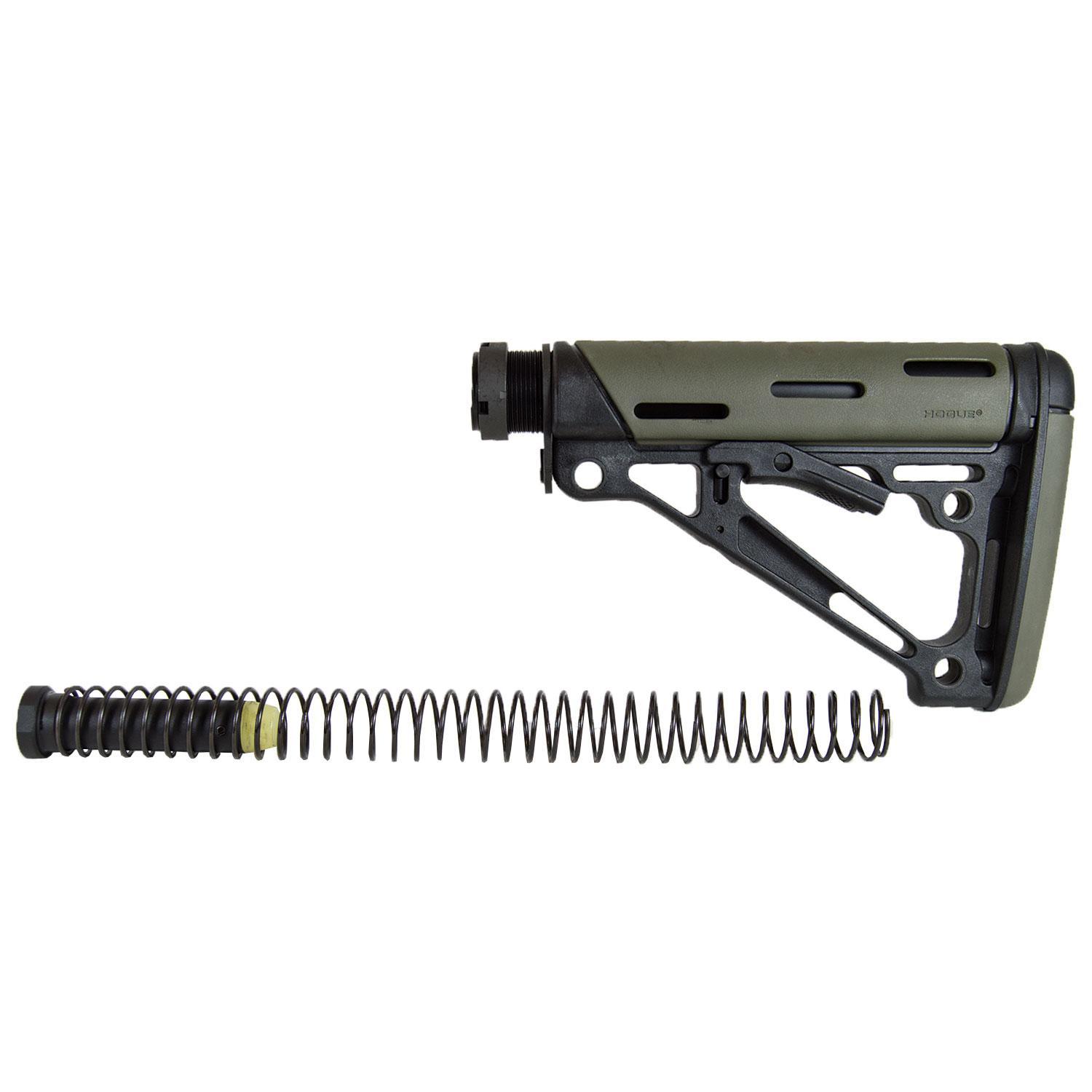 Hogue AR15 Rubber Overmold Buttstock Complete Kit Olive Drab Green