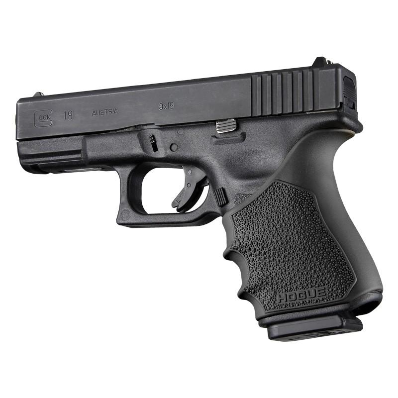 Hogue Handall Beavertail Grip Sleeve Black for Glock 19/23/32/38 Gen 3-4