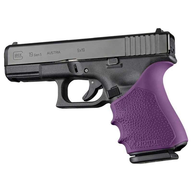 Hogue Handall Beavertail Grip Sleeve for Glock 19 Gen 1-2-5 Purple