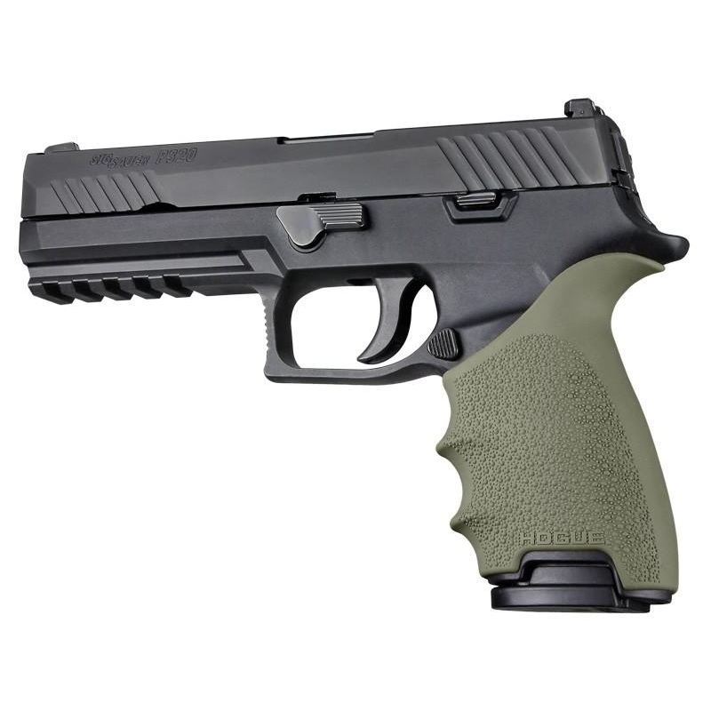 Hogue Handall Beavertail Grip Sleeve for Sig Sauer P320 Od Green